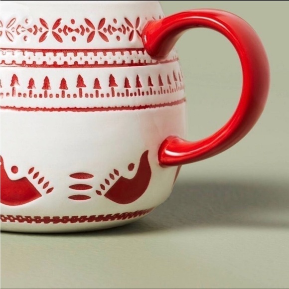 2 | 14oz Nordic Christmas Fair Isle Stoneware Mugs - Hearth & Hand Magnolia - Picture 4 of 4